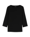 Weekend Max Mara Multia Three-quarter Sleeve Shirt In Black