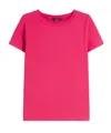 Weekend Max Mara Plain Knitted T-shirt In Pink