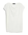 Weekend Max Mara Item O-neck Short-sleeved T-shirt In White