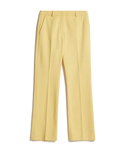 Weekend Max Mara Plain Knitted Trousers In Nude