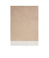 Weekend Max Mara Plain Wool Stole In Brown