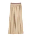 Weekend Max Mara Tan Bleu Maxi Skirt In Nude
