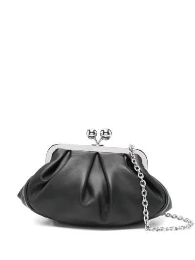 Weekend Max Mara Pleated Metal-top Shoulder Bag