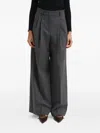 Weekend Max Mara Pleated Pants In Gray