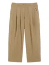 Weekend Max Mara Weekend Maxmara Canvas Barrel-leg Jeans In Neutral