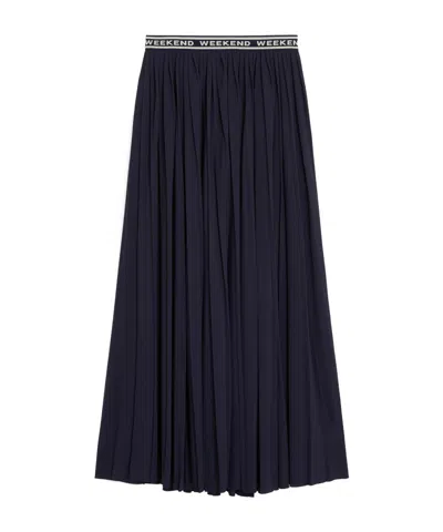 Weekend Max Mara Pleated Skirts In Black