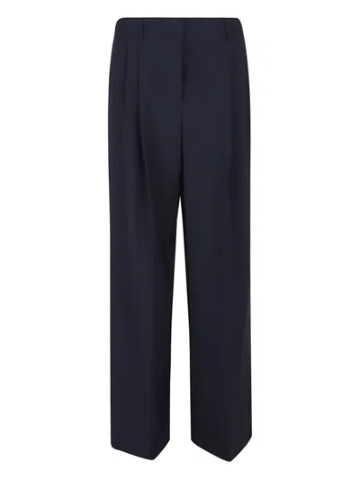 Weekend Max Mara Pleated Trousers In Blue