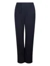 Weekend Max Mara Pleated Trousers In Blue