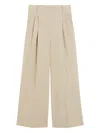 Weekend Max Mara Pleated Wide-leg Trousers In Neutral