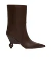 Weekend Max Mara Pointed Ankle Boots In Multi