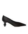 Weekend Max Mara Pointed High Heels In Black