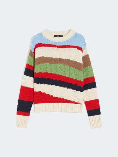 WEEKEND MAX MARA WEEKEND MAX MARA POLO SWEATER MULTICOLOUR