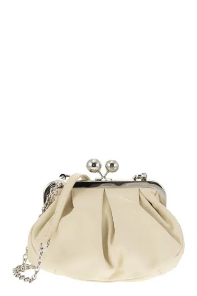 Weekend Max Mara Prati - Leather Pastry Bag In Beige