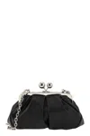 Weekend Max Mara Prati - Leather Pastry Bag In Black