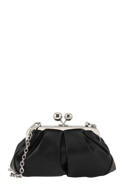 Weekend Max Mara Prati - Leather Pastry Bag In Black