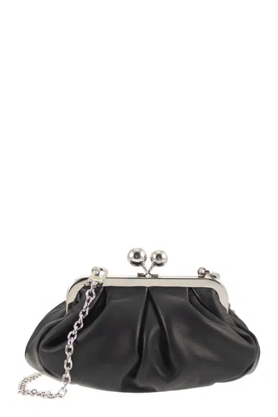 Weekend Max Mara Prati - Leather Pastry Bag In Blue