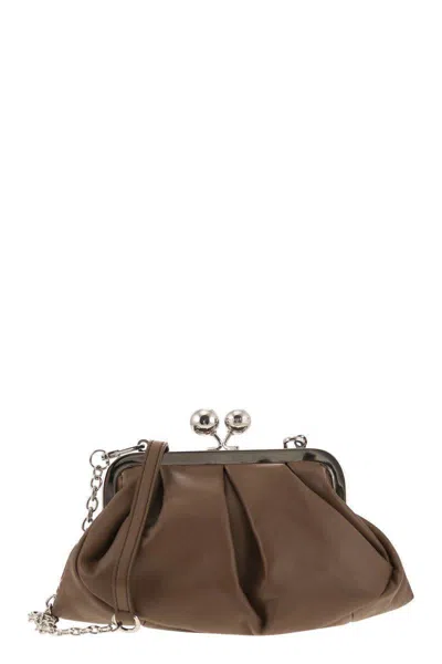 Weekend Max Mara Prati - Leather Pastry Bag In Brown
