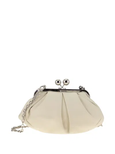 Weekend Max Mara Prati Pleated Chain-strap Clutch Bag In Pattern