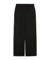 Weekend Max Mara Pressed Crease Pants In Black
