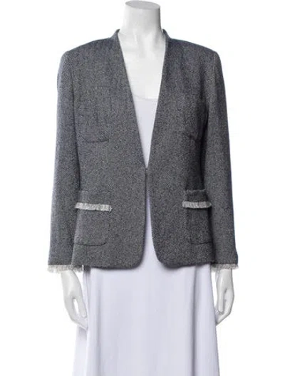 Pre-owned Weekend Max Mara Printed Blazer In Blue