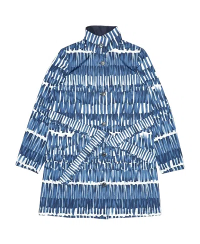 Weekend Max Mara Printed Casual Jacket In Blue