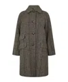 Weekend Max Mara Printed Coat In Gray