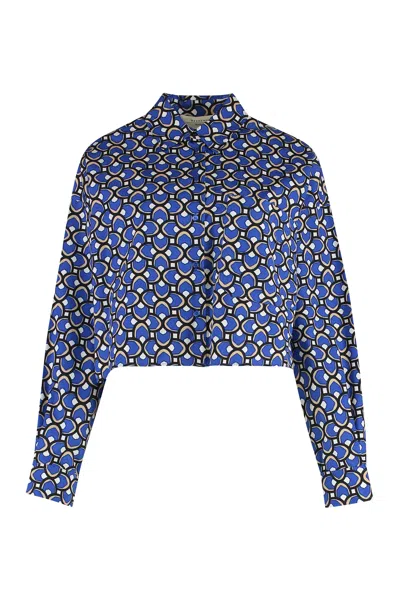 WEEKEND MAX MARA PRINTED COTTON SHIRT