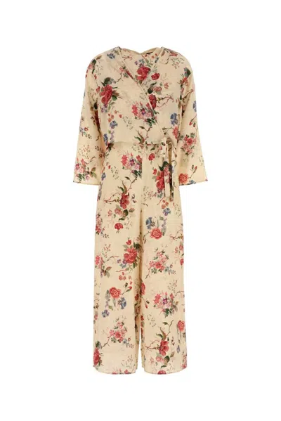 Weekend Max Mara Printed Crepe Ragusa Jumpsuit