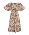 Weekend Max Mara Printed Dress In Nude
