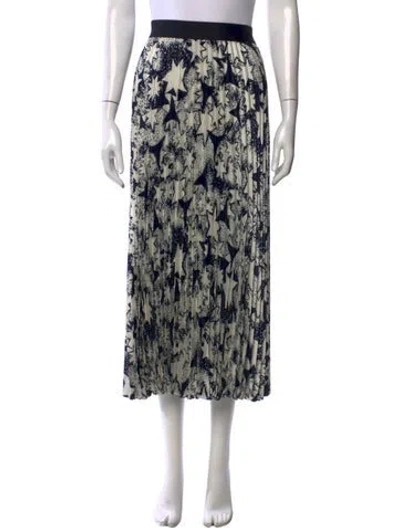 Pre-owned Weekend Max Mara Printed Midi Length Skirt In Neutral
