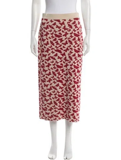Pre-owned Weekend Max Mara Printed Midi Length Skirt W/ Tags In Multi