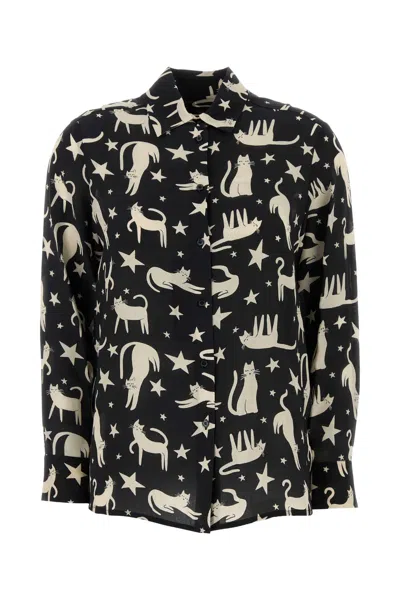 Weekend Max Mara Printed Silk Tabella Shirt