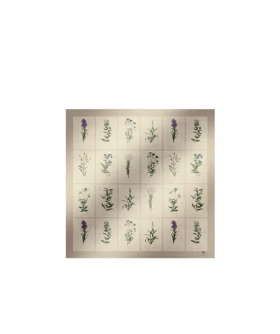 Weekend Max Mara Printed Silk Twill Foulard In Nude