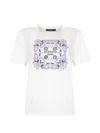 Weekend Max Mara Printed T-shirt In White
