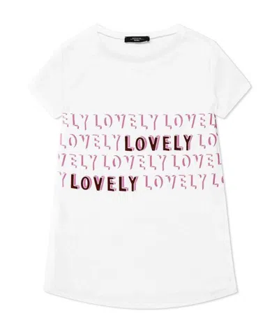 Weekend Max Mara Printed T-shirt With Round Neck In White