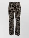Weekend Max Mara Printed Trousers With Pockets And Belt Loops