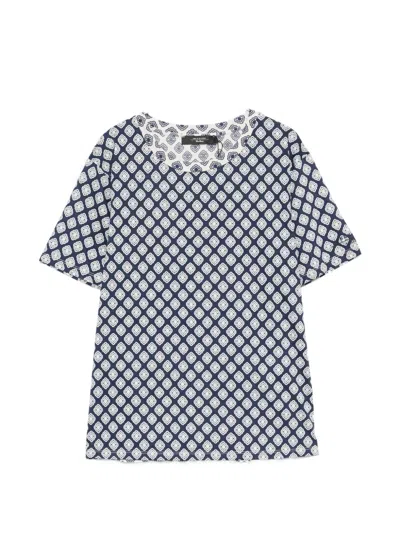 Weekend Max Mara Printed T-shirt In Blue
