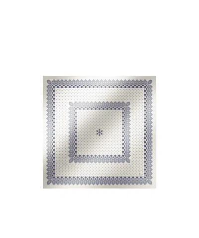 Weekend Max Mara Printed Twill Pocket Square In White