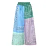 Weekend Max Mara Printed Wide-leg Pants In Multi