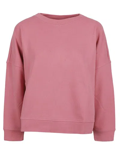 Weekend Max Mara Prisma Logo Printed Sweatshirt In Pink