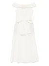 Weekend Max Mara Prosit Midi Dress In White