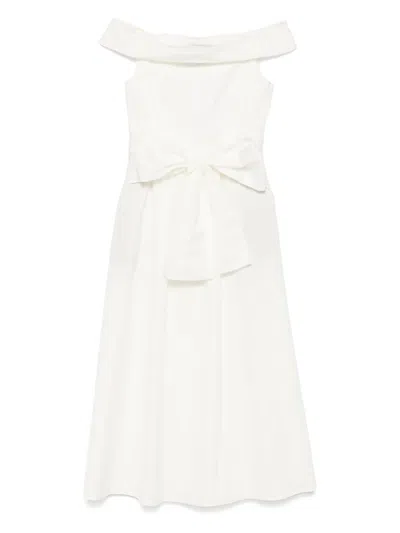 Weekend Max Mara Prosit Midi Dress In White