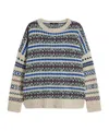 Weekend Max Mara Pull Court En Tweed De Laine In Multi