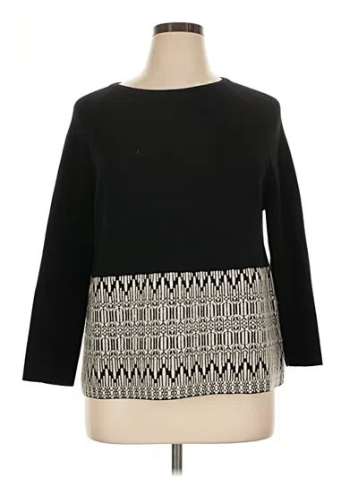 Pre-owned Weekend Max Mara Pullover Sweater In Black