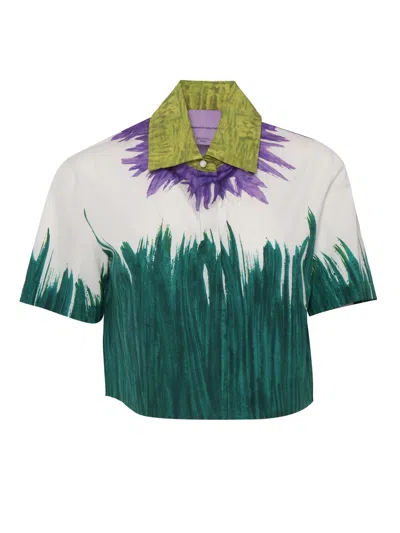 Weekend Max Mara Quero Shirt In Green