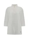 Weekend Max Mara Queva Shirt In Cotton In White