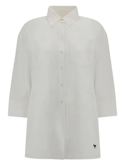 Weekend Max Mara Queva Shirt In White