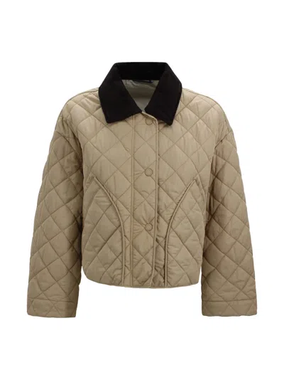 Weekend Max Mara Quilted Jacket In Neutral