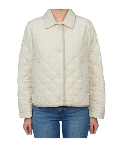 Weekend Max Mara Quilted Padded Jacket In White