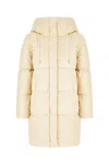 Weekend Max Mara Cream Nylon Dolly Down Jacket In Beige